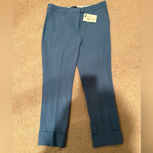 Theory new with tags blue cuff pants size 10